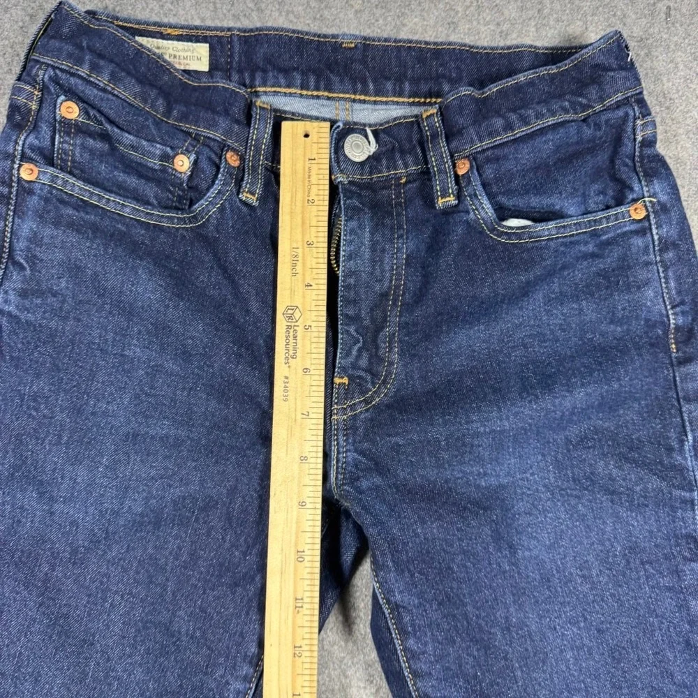 Levis Premium 511 Slim Fit Jeans Mens Fits 28x29 Dark‎ Indigo Denim Blue Stretch